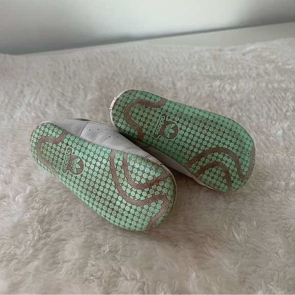 SOLD!!Adidas Stan Smith Baby Crib's Shoes White Size 3K. - Picture 7 of 7